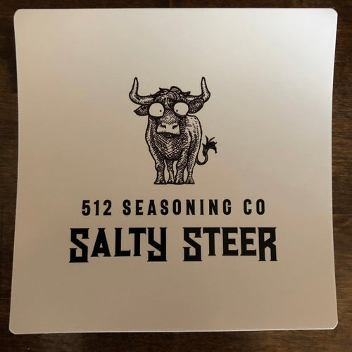 Salty Steer Waterproof Stickers
